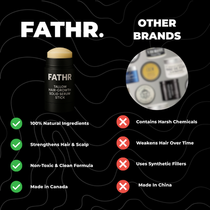 Tallow Hair-Growth Solid Serum Stick